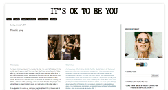 Desktop Screenshot of itsoktobeyou.org